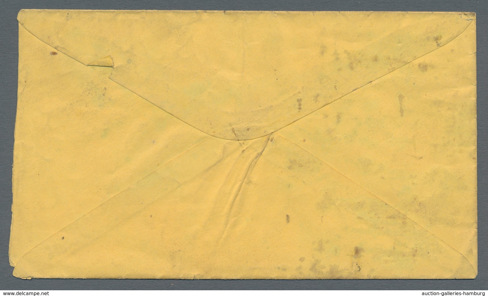 Vereinigte Staaten Von Amerika - Stempel: GERMANS DEOPT INN, 1869, Handwritten Cancellation Of A Hot - Marcofilia