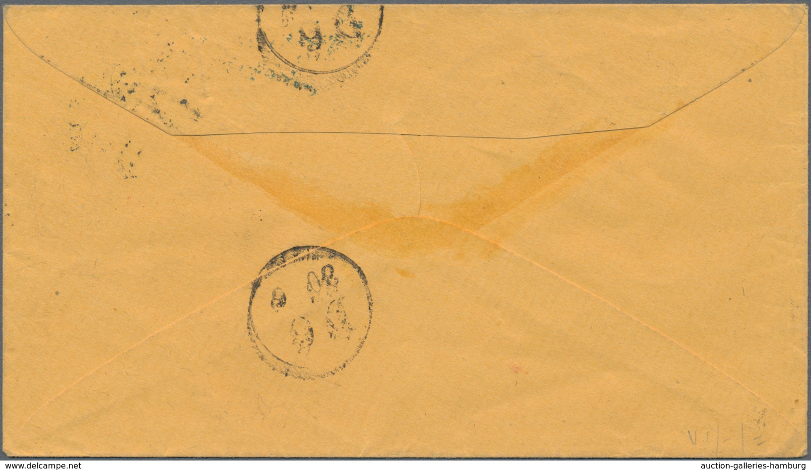 Vereinigte Staaten Von Amerika - Transatlantik-Mail: 1865, Transatlantic Letter Franked With 30 C. O - Sonstige & Ohne Zuordnung