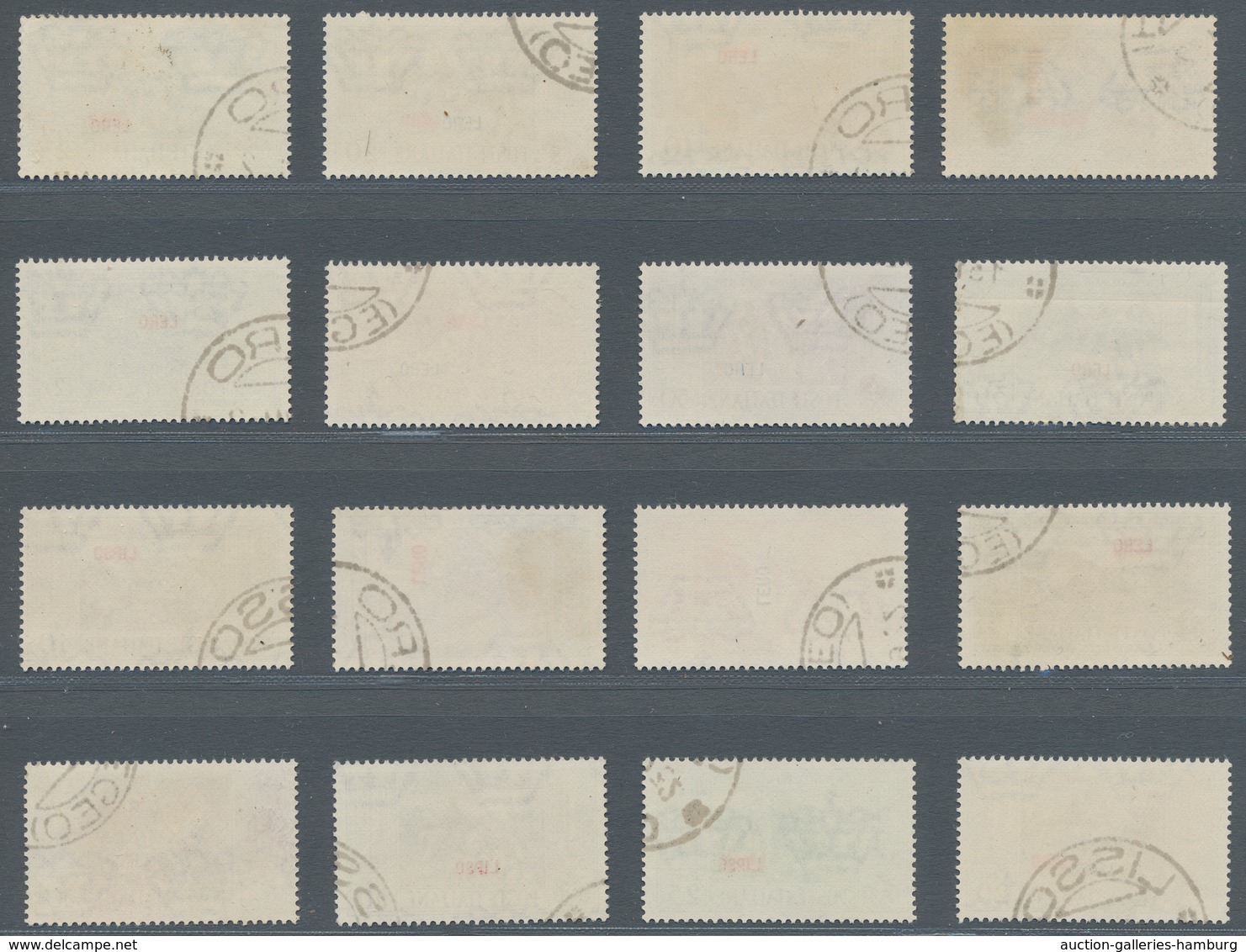 Ägäische Inseln: 1932, "Garibaldi With All Island Overprints", Used Sets In Very Fine Condition. In - Ägäis