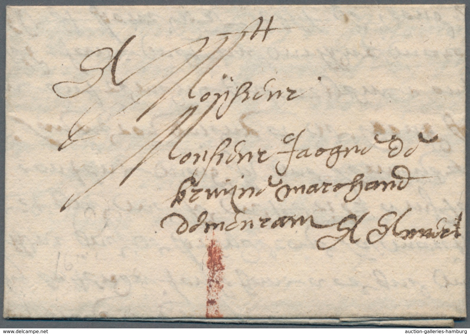 Belgien - Vorphilatelie: 1646, Very Early Small Folded Letter With Full Content From BRUXELLES. - Other & Unclassified