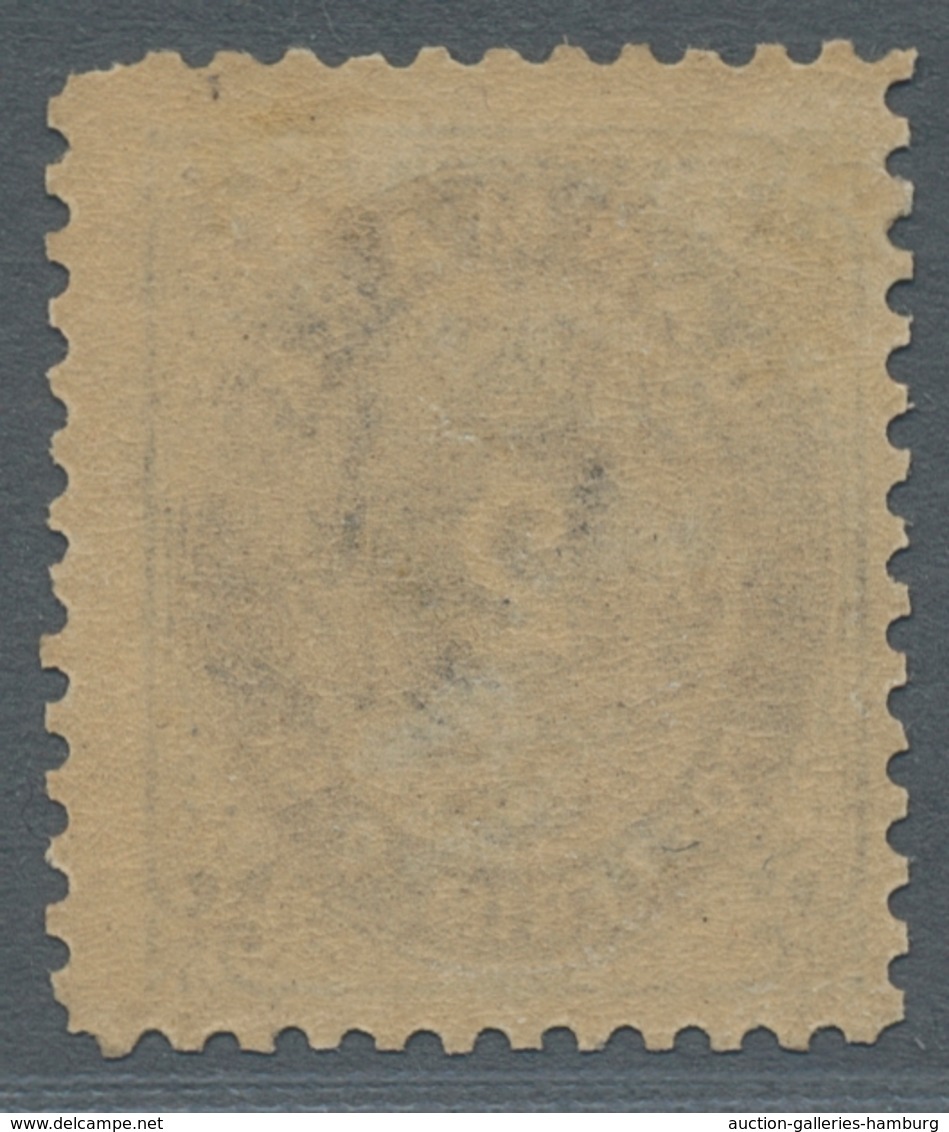 Dänemark: 1871, "2 Sk. Grey/ultramarine With Line Perforation 12 ½", Mint Value Of The First Print O - Brieven En Documenten