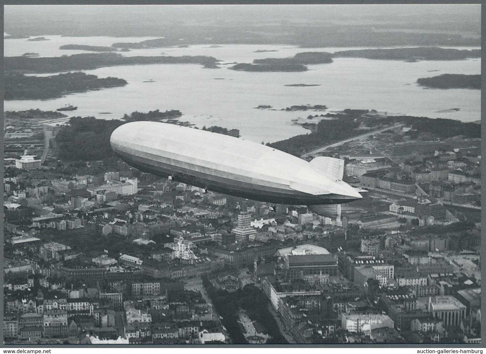 Finnland: 1930, Zeppelinmarke Zu 10 Mark Entwertet "Helsinki 2......30" Auf Nach Kiel Gelaufener Gut - Usados