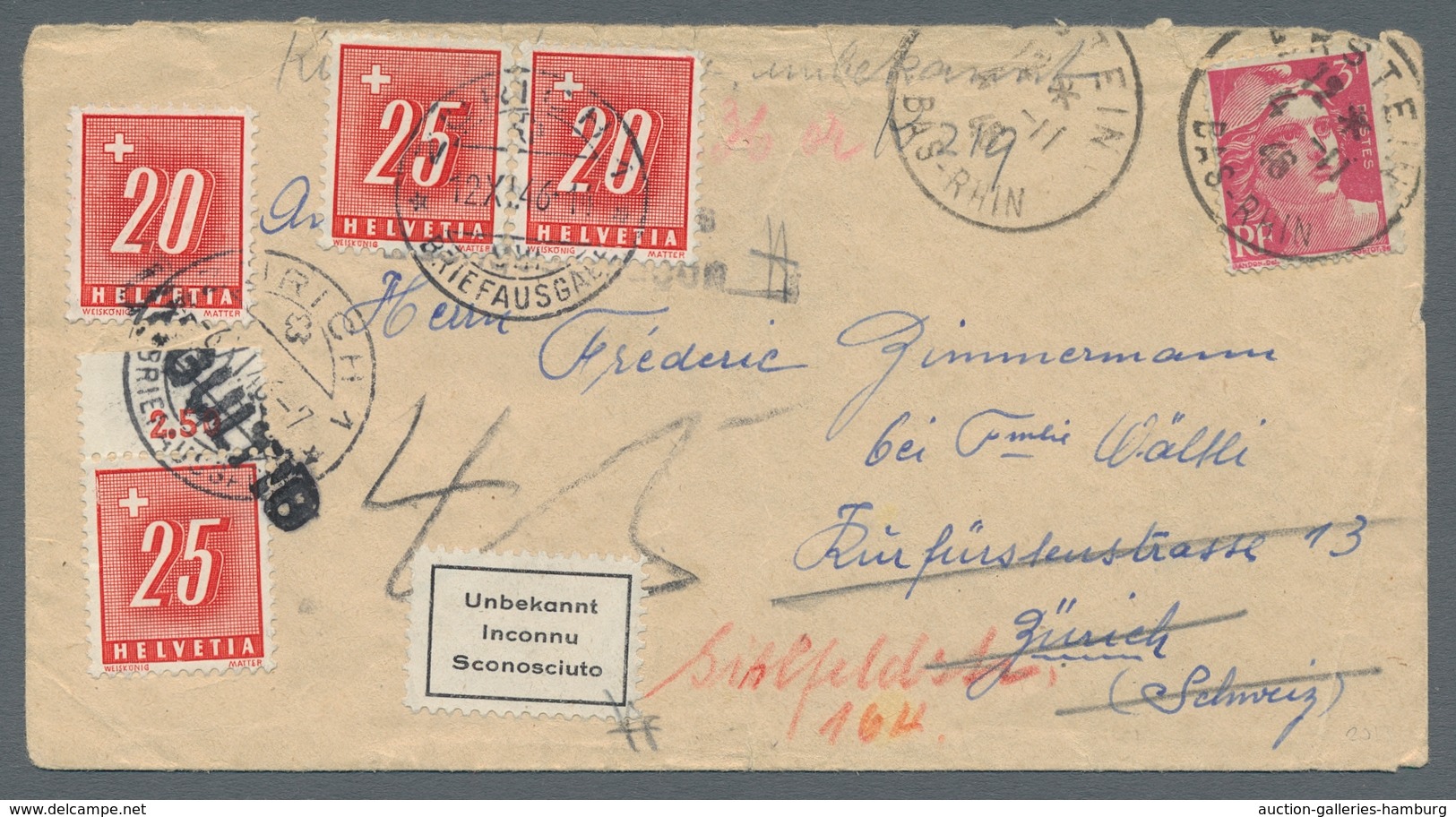 Frankreich: 1926-1946, Three Interesting Covers From France: First Flight Marseille-Lyon-Paris-Londo - Altri & Non Classificati