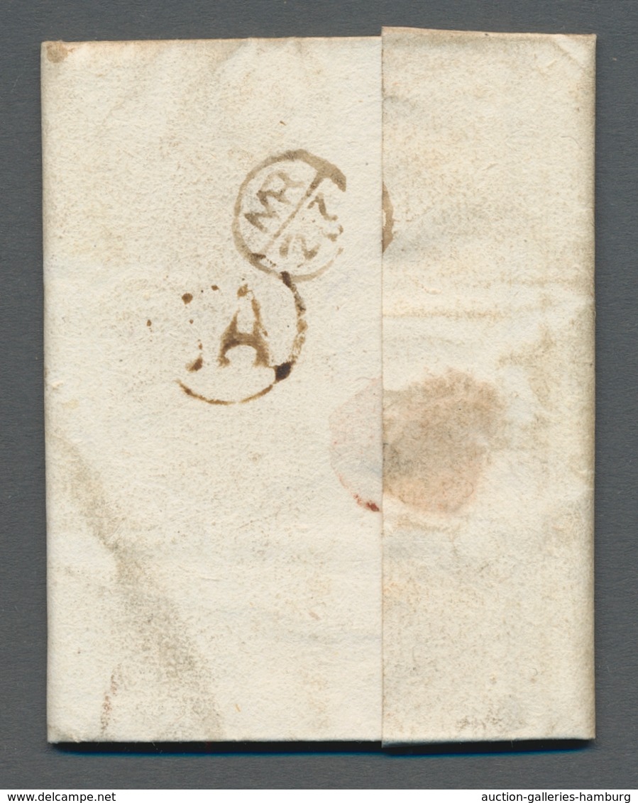 Großbritannien - Vorphilatelie: 1692, Small Pre-philatelic Letter With Complete Content From London - ...-1840 Precursores