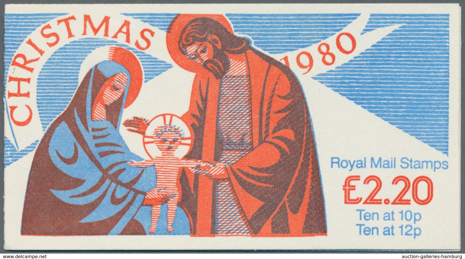 Großbritannien - Markenheftchen: 1980, Booklet With Sheet No. 94F (without Phosphor Stripes), Stampe - Postzegelboekjes