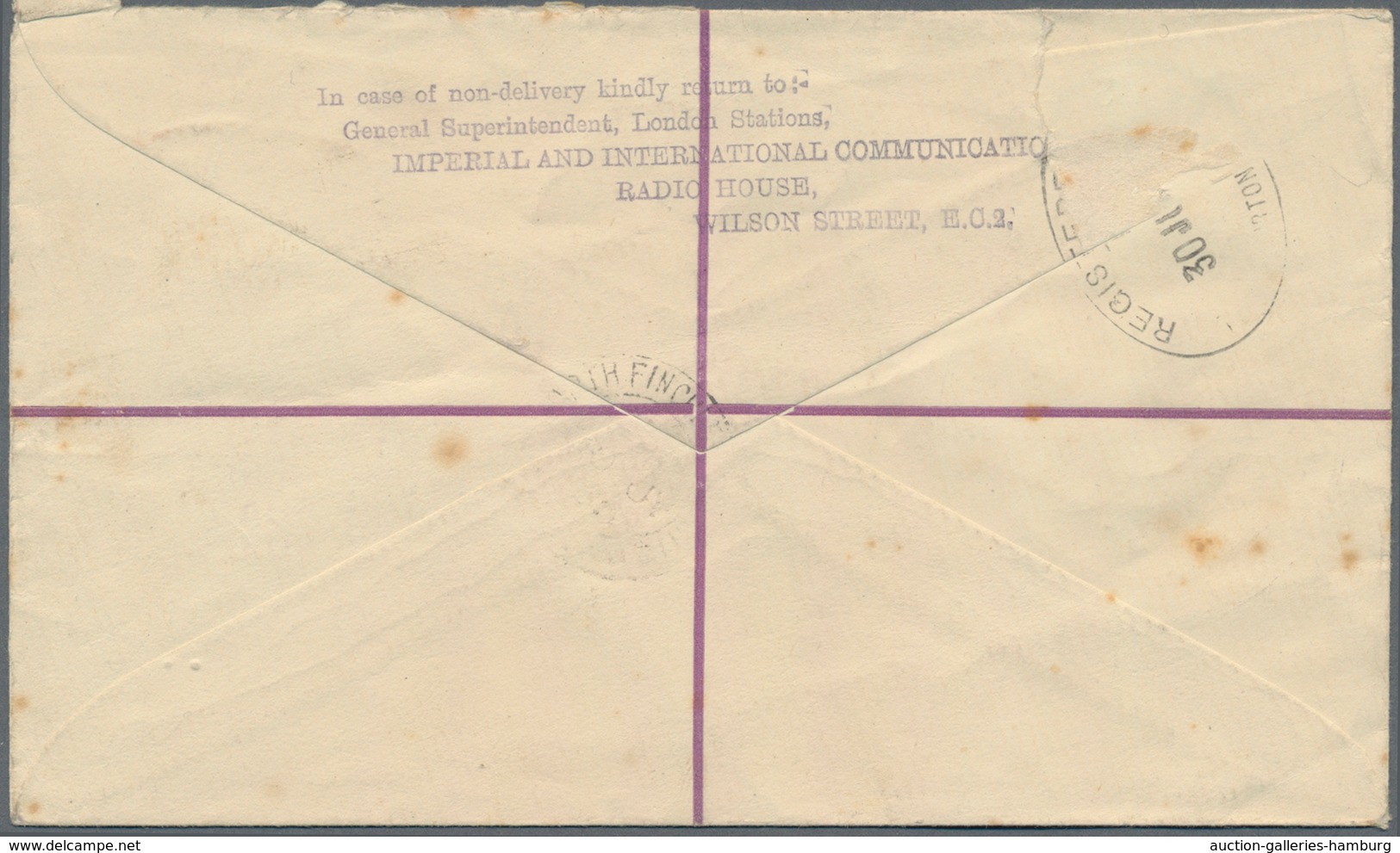 Großbritannien - Besonderheiten: 1916/1930, 3 Telegram Envelopes Including 1916 "Expeditionary Force - Other & Unclassified
