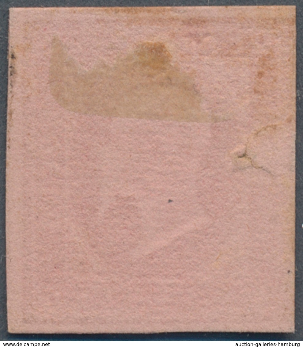 Italien - Altitalienische Staaten: Sardinien: 1853 20c Rose ESSAY From The Original Printing On Very - Sardinia