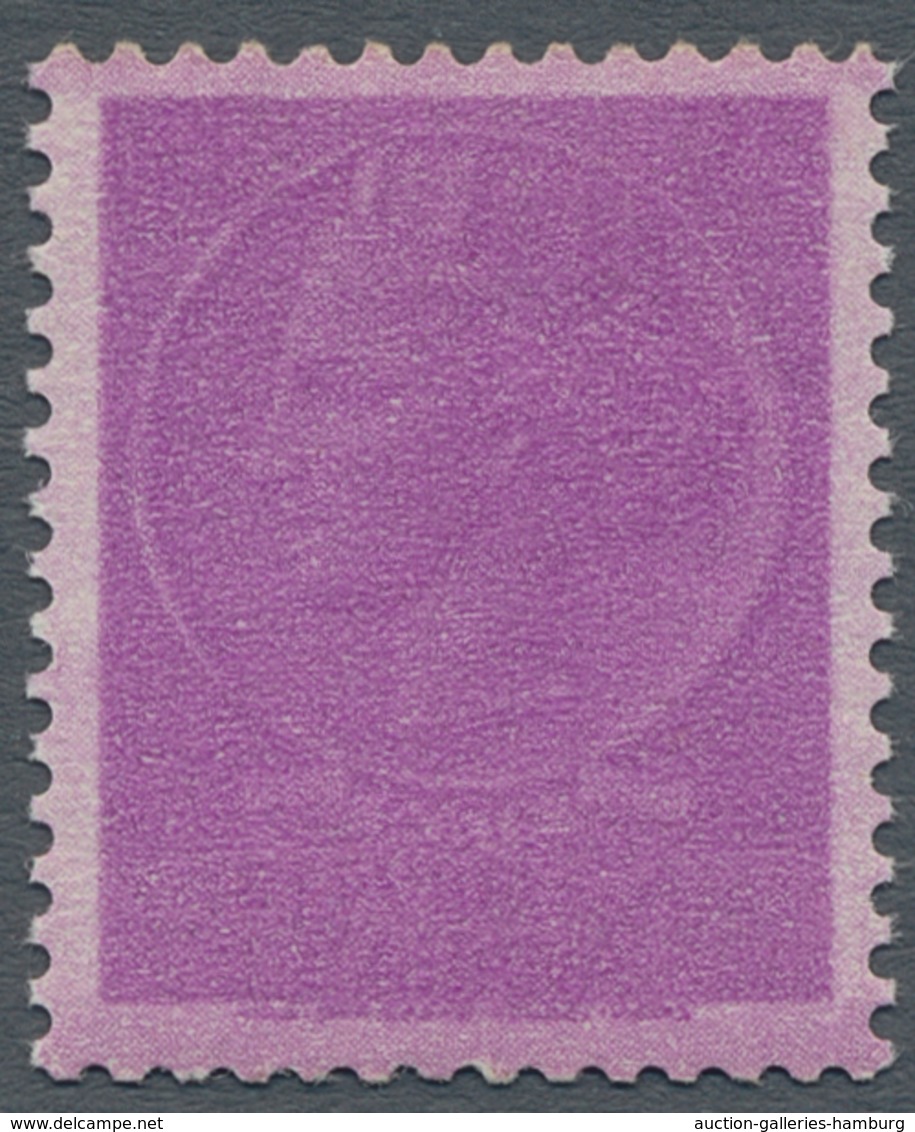 Italien: 1955, Italia Turrita 25 Lire Violet, Tie Proof On Paper Without Watermark VF Mint Never Hin - Ohne Zuordnung