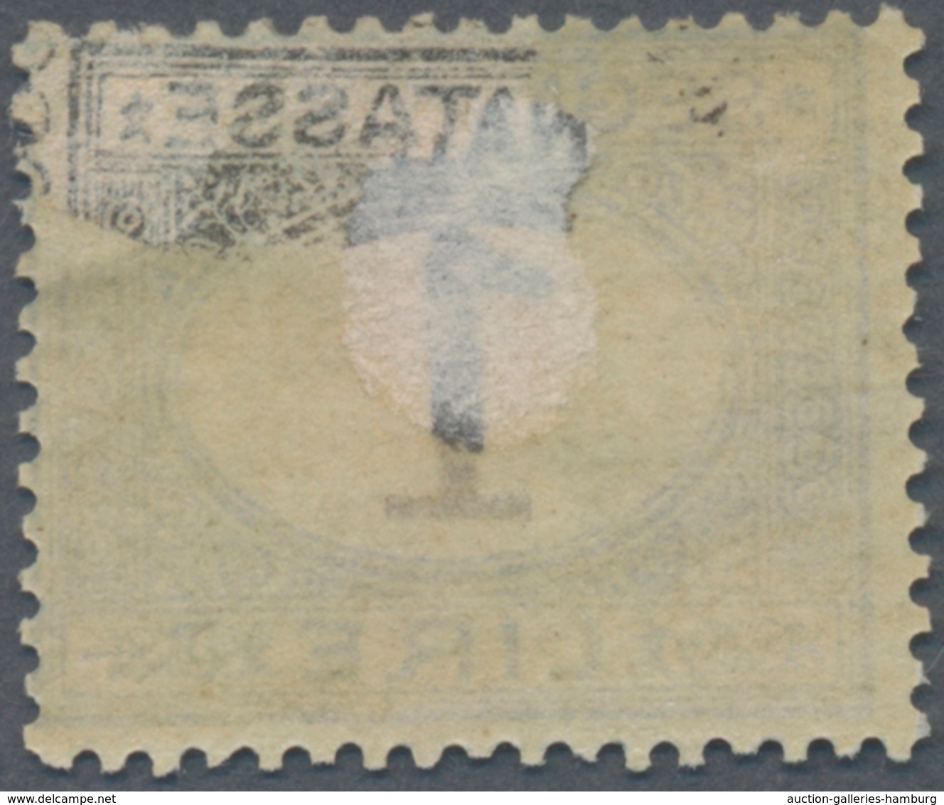 Italien - Portomarken: 1870, Postage Due 1 Lira Blue/brown In Fresh Color With Perfect Perforation A - Postage Due