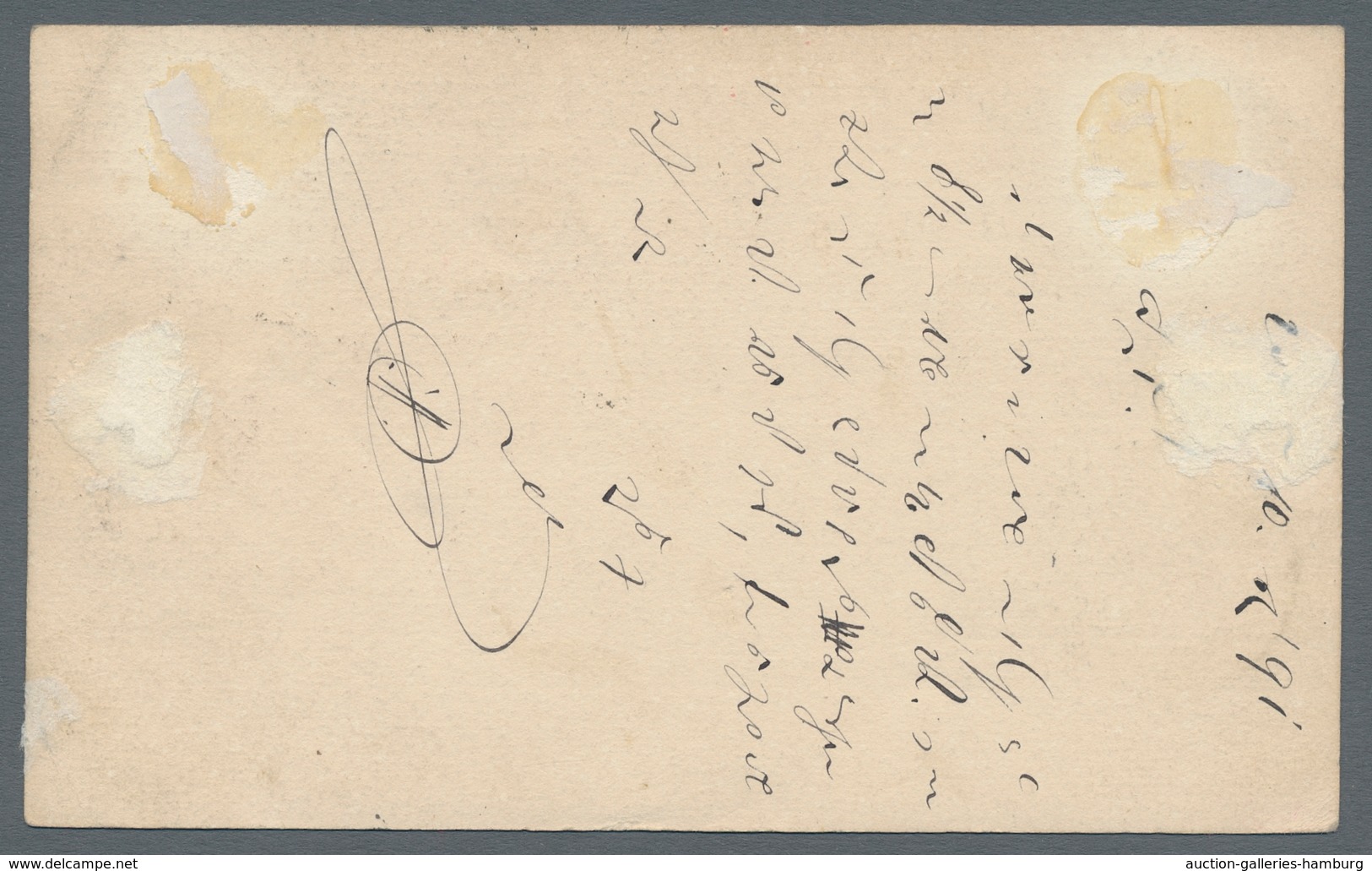 Italien - Stempel: 1867-1893, Small Lot Of Three Card/covers Abroad: Pre-UPU Mourning Letter With Co - Marcofilía