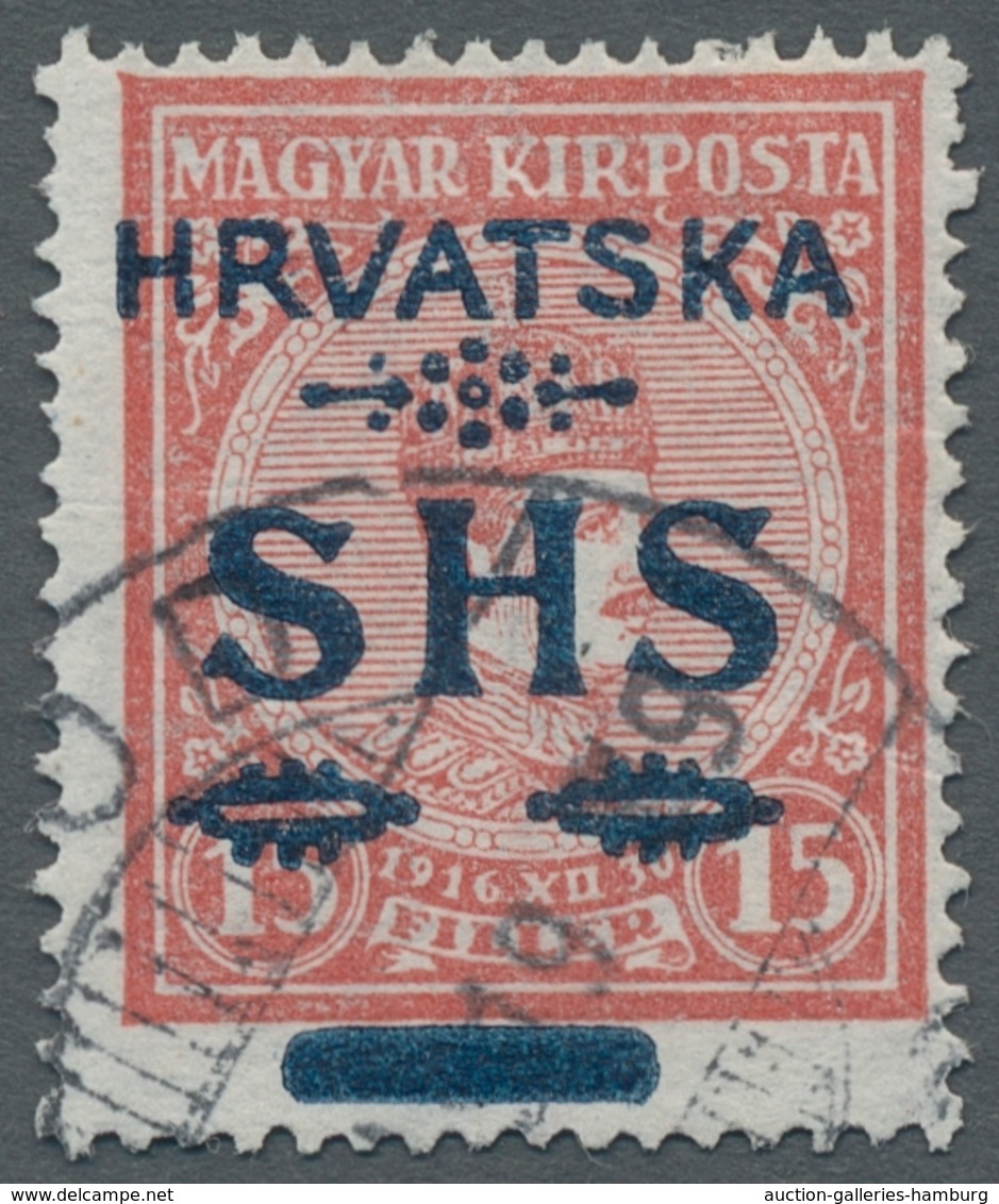 Jugoslawien: 1918, "coronation", Used Set In Very Fine Ocndition, Fresh Colours, Mi. 240,--. ÷ 1918, - Sonstige & Ohne Zuordnung