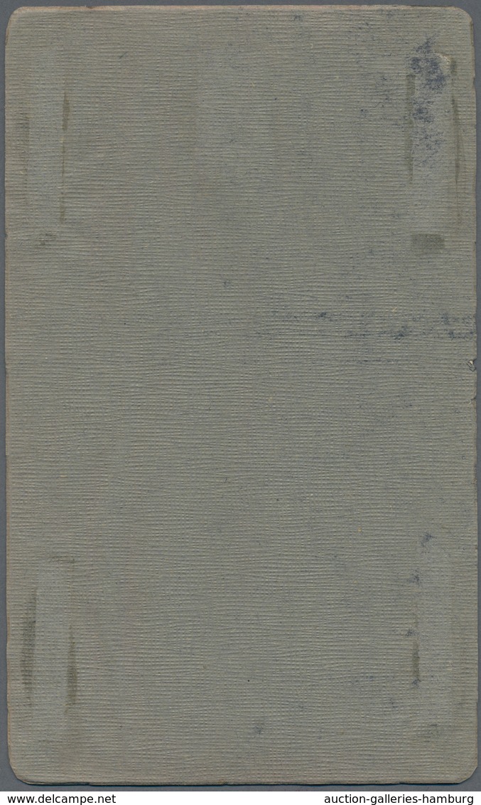 Kreta - Besonderheiten: 1904/1905, Bradbury, Wilkinson & Co. Presentation Card "Direction Des Postes - Crète