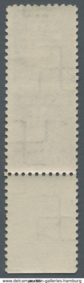 Lettland: 1940, "20 S. Coat Of Arms", Mint Never Hinged Vertical Lower Margin Pair Middle Imperforat - Letland