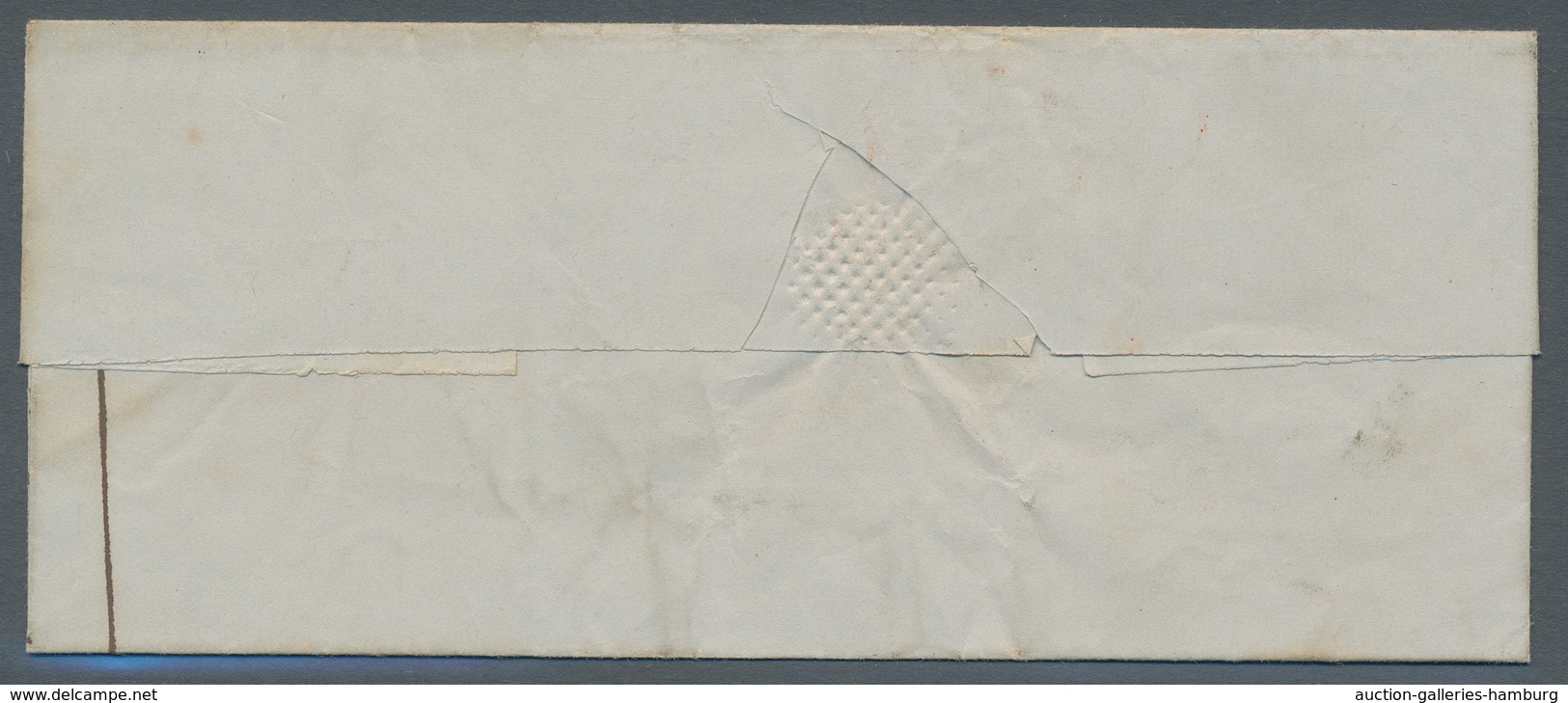 Niederlande: 1853, Stampless Folded Letter Transported By Boat Service RYNNEN STROOMBOOT MATSCHAPEK - Sonstige & Ohne Zuordnung