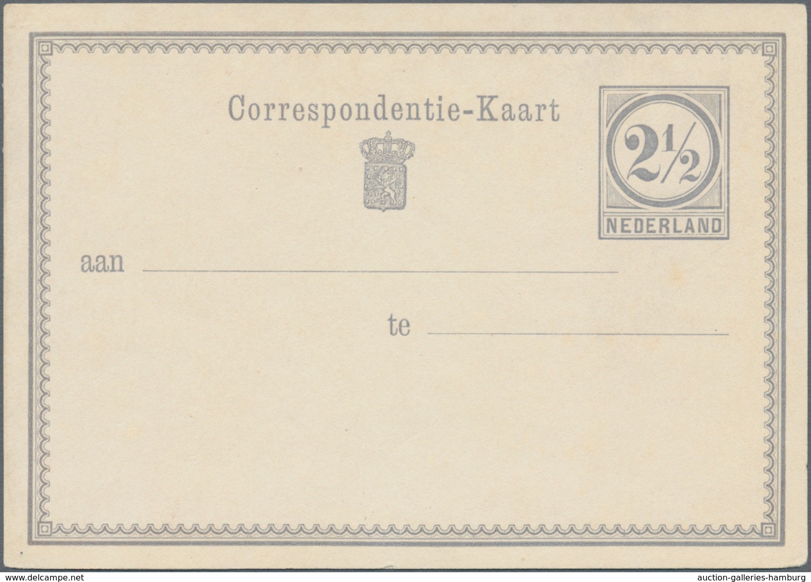 Niederlande - Ganzsachen: 1876, Five Unused Postal Stationeries As Rare Proofs In Different Colors, - Postwaardestukken