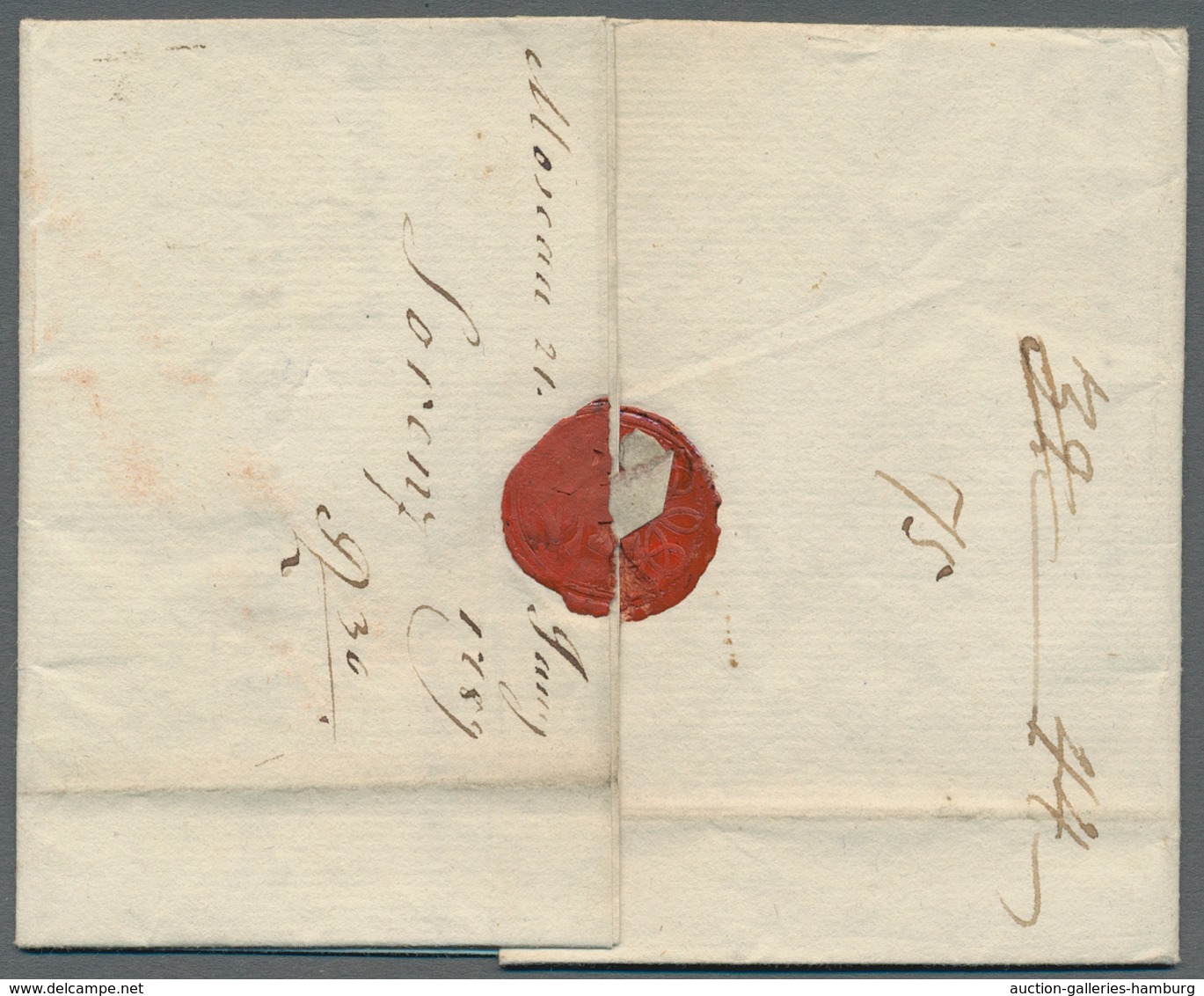 Russland - Vorphilatelie: 1789 Cover With Single Line Cancel "MOSCOV" From Moscow To Hodimont, Incl. - ...-1857 Vorphilatelie