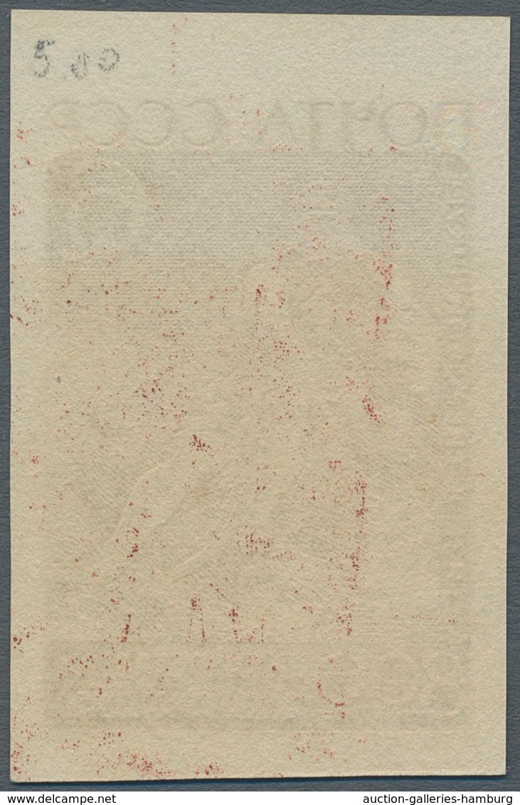 Sowjetunion: 1966, 6 Kop. Schota Rustaweli, Imperf. Proof In Bright Reddish-brown On Ungummed Paper, - Autres & Non Classés