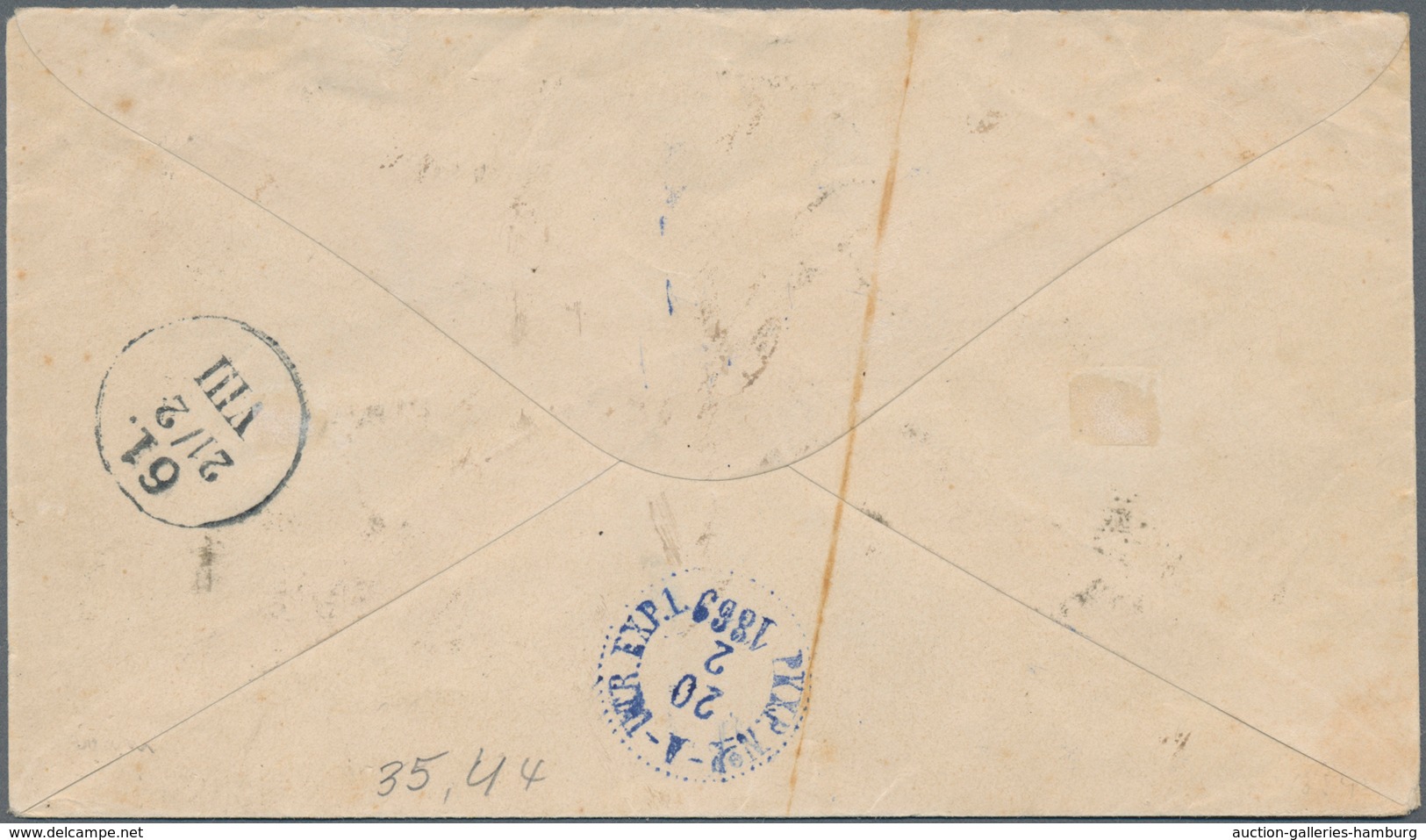 Schweden - Ganzsachen: 1885 Postal Stationery Envelope 10 øre Carmine-rose Used Registered From Kalm - Postwaardestukken