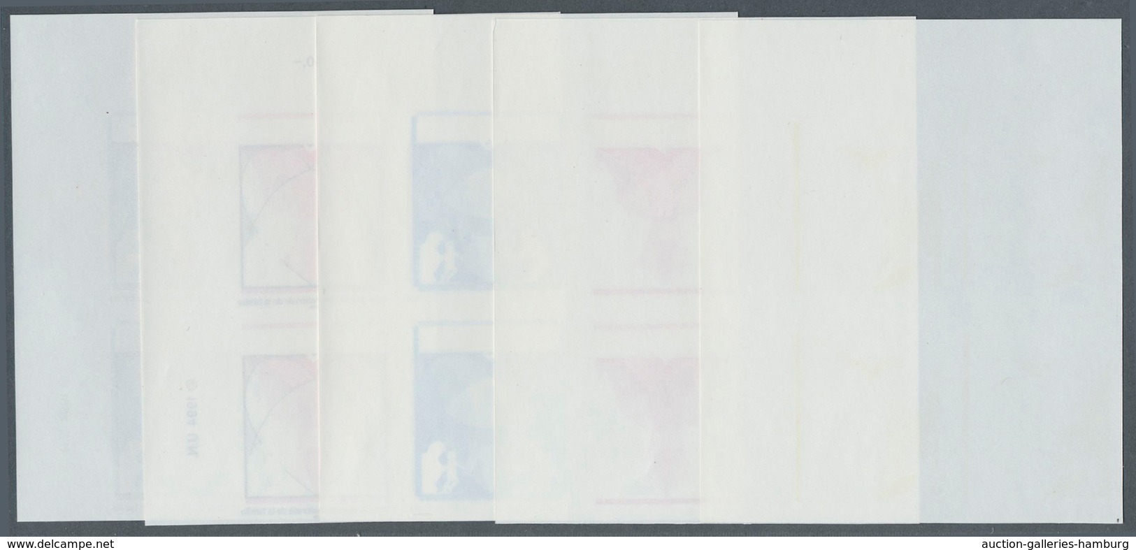 Vereinte Nationen - Genf: 1994. Imperforate Progressive Proof (10 Phases) In Corner Blocks Of 4 For - Neufs