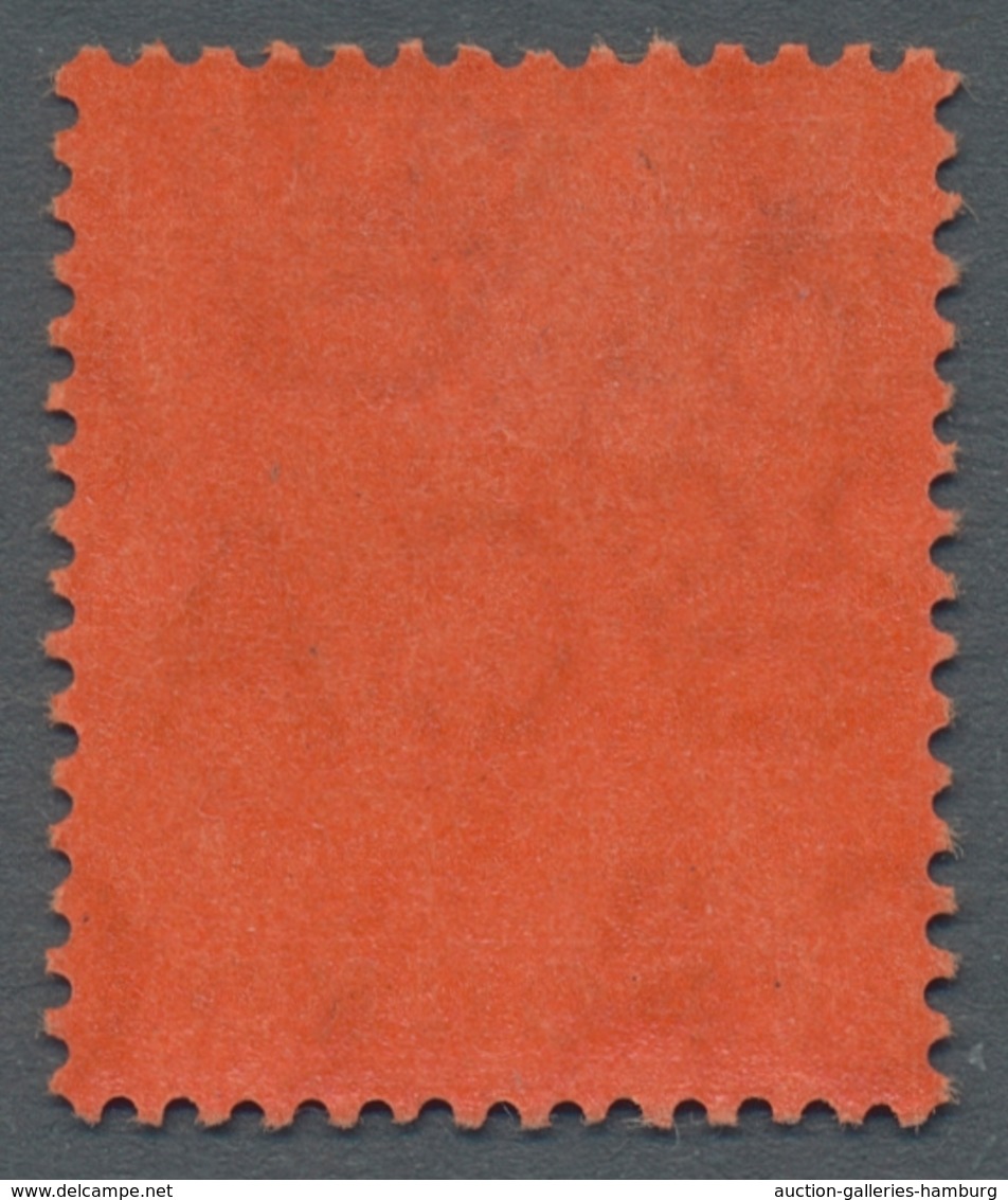 Zypern: 1924, "1 Pd. KGV", Mint Never Hinged, Superb ÷ 1924, "1 Pfd. Lila/schwarz Auf Rot", Postfris - Sonstige & Ohne Zuordnung