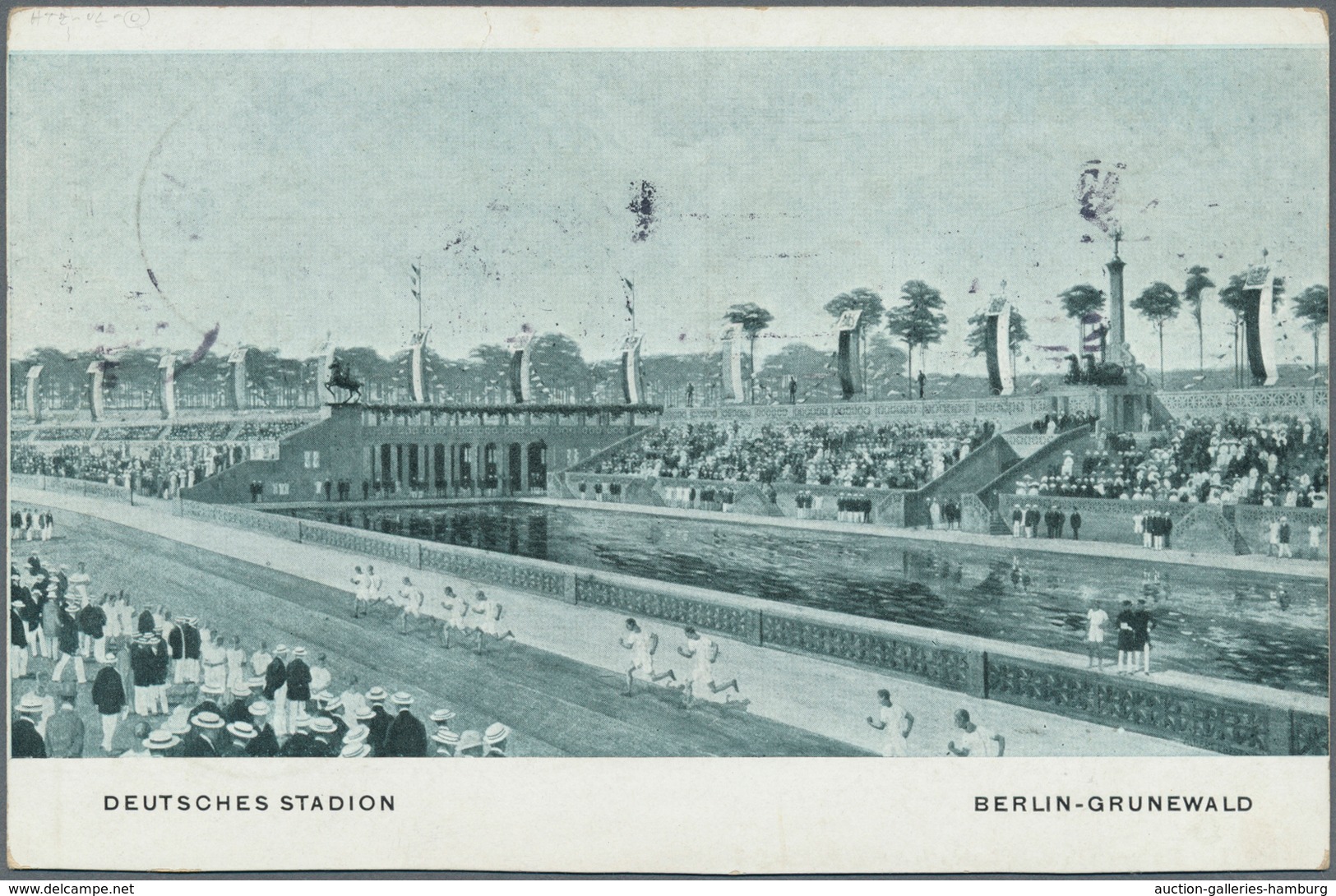 Thematik: Olympische Spiele / Olympic Games: The Olympia Stadion Was Build In Order To Host The Game - Andere & Zonder Classificatie