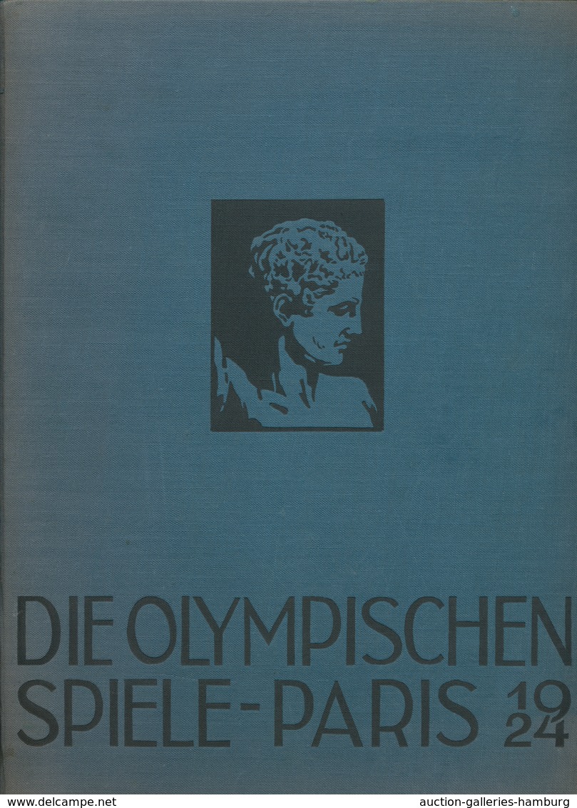 Thematik: Olympische Spiele / Olympic Games: 1924 Und 1928, Die Beiden Seltenen Bücher Von J. Wagner - Autres & Non Classés