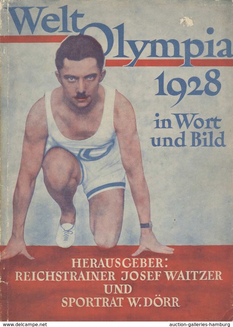 Thematik: Olympische Spiele / Olympic Games: 1924 Und 1928, Die Beiden Seltenen Bücher Von J. Wagner - Other & Unclassified