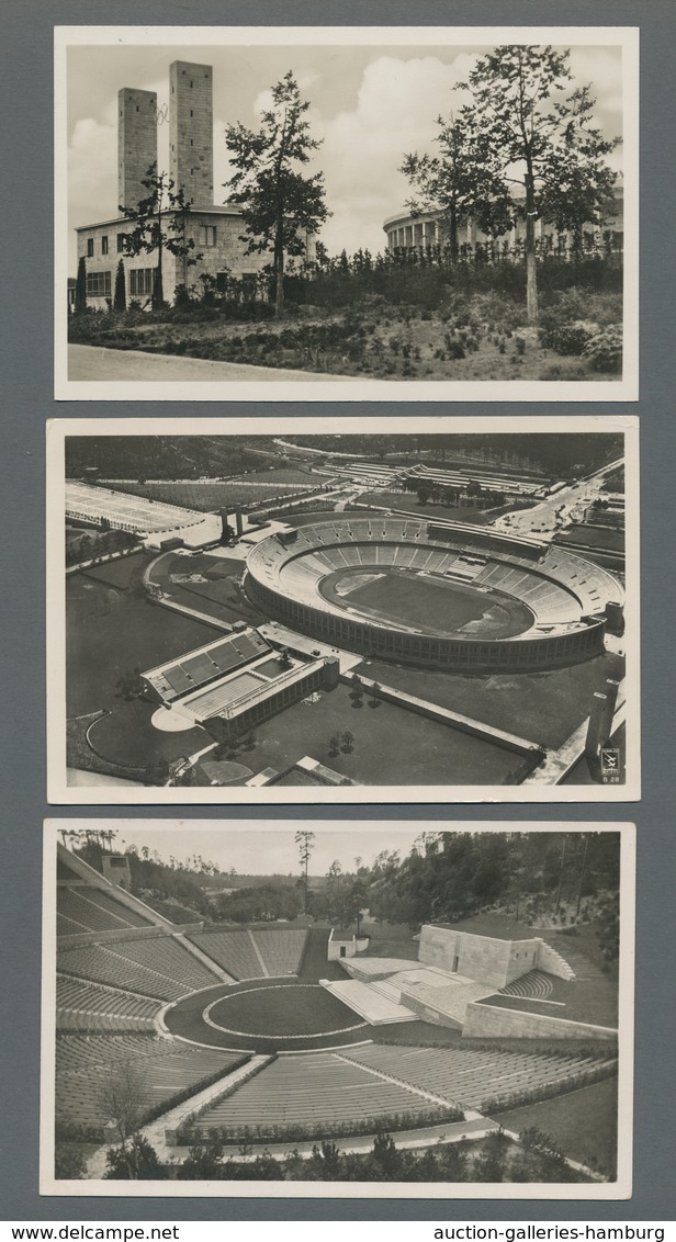 Thematik: Olympische Spiele / Olympic Games: 1936 - BERLIN: 21 S/w-Sonderkarten In Meist Sehr Guter - Sonstige & Ohne Zuordnung