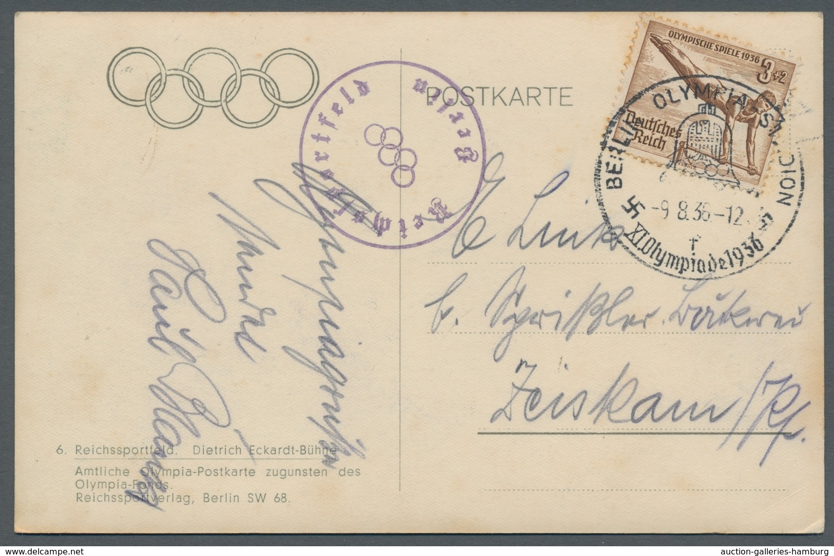 Thematik: Olympische Spiele / Olympic Games: 1936 - BERLIN: 15 S/w-Sonderkarten Ex Bild 1-113 In Mei - Other & Unclassified