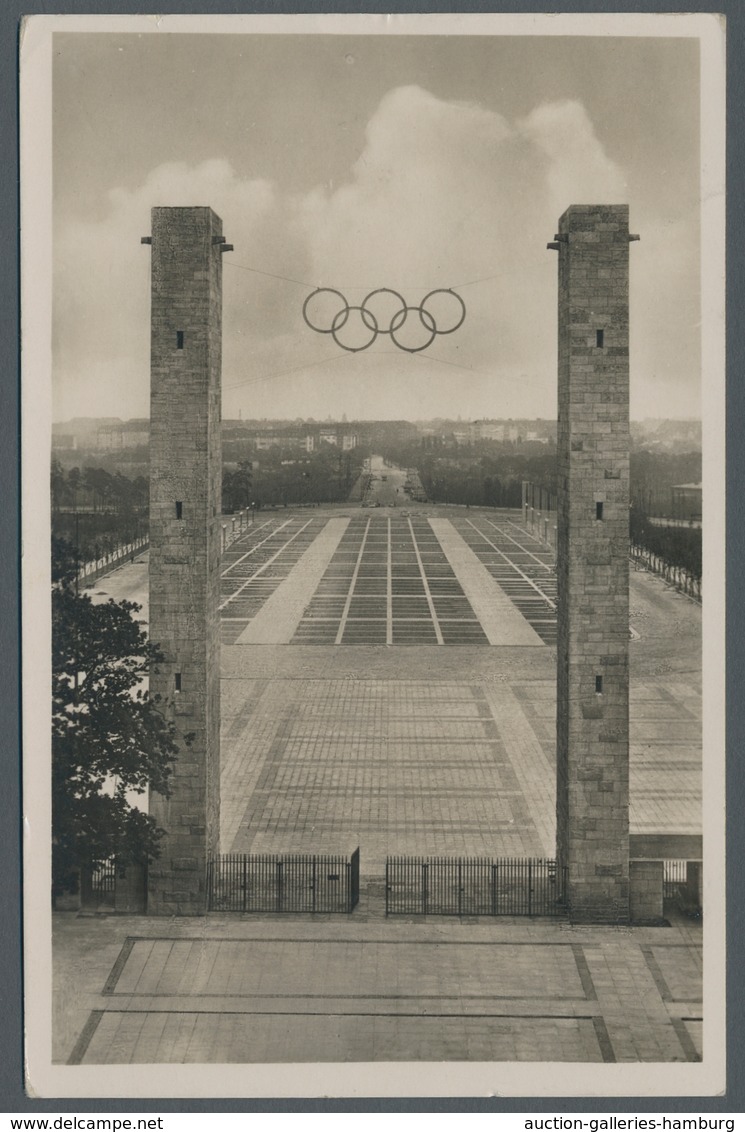 Thematik: Olympische Spiele / Olympic Games: 1936 - BERLIN: 15 S/w-Sonderkarten Ex Bild 1-113 In Mei - Autres & Non Classés