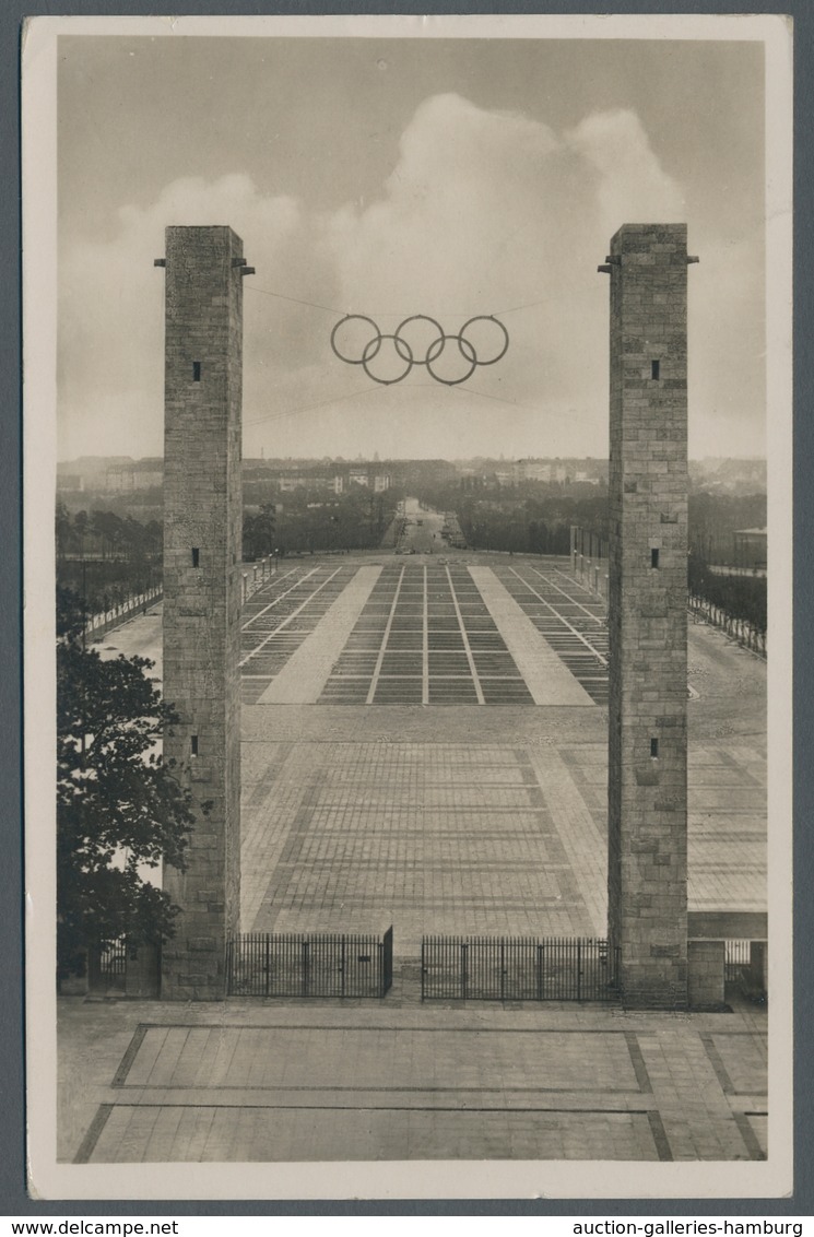 Thematik: Olympische Spiele / Olympic Games: 1936 - BERLIN: 15 S/w-Sonderkarten Ex Bild 1-113 In Mei - Andere & Zonder Classificatie