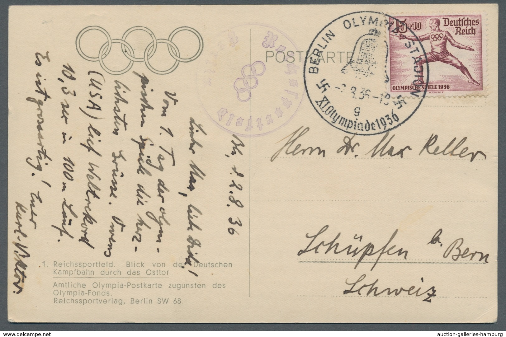 Thematik: Olympische Spiele / Olympic Games: 1936 - BERLIN: 15 S/w-Sonderkarten Ex Bild 1-113 In Mei - Other & Unclassified