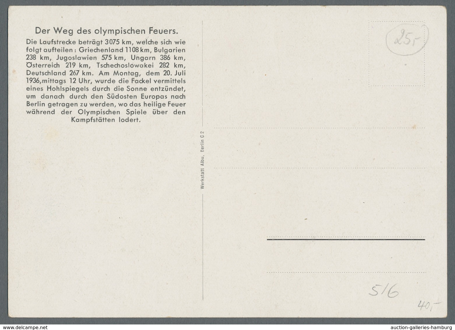 Thematik: Olympische Spiele / Olympic Games: 1936 - BERLIN: Elf Meist Colorkarten In überwiegend Gut - Otros & Sin Clasificación