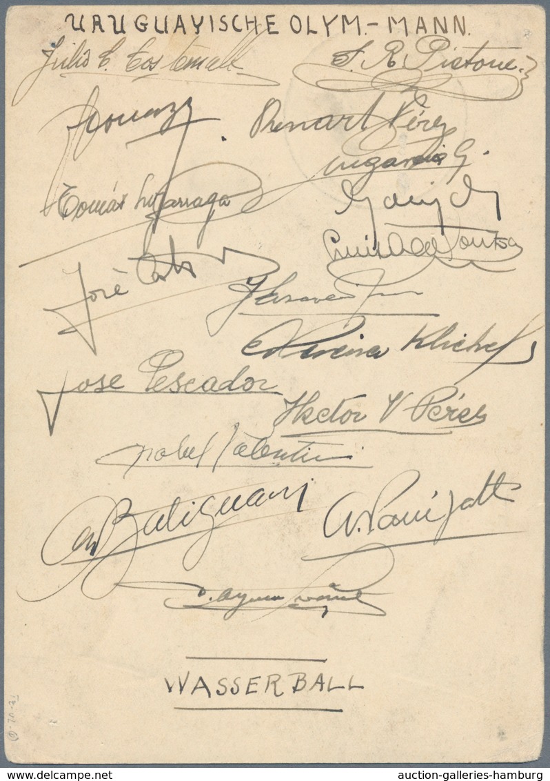 Thematik: Olympische Spiele / Olympic Games: Olympic Summer Games 1936: AUTOGRAPHS Of 17 Members Of - Andere & Zonder Classificatie