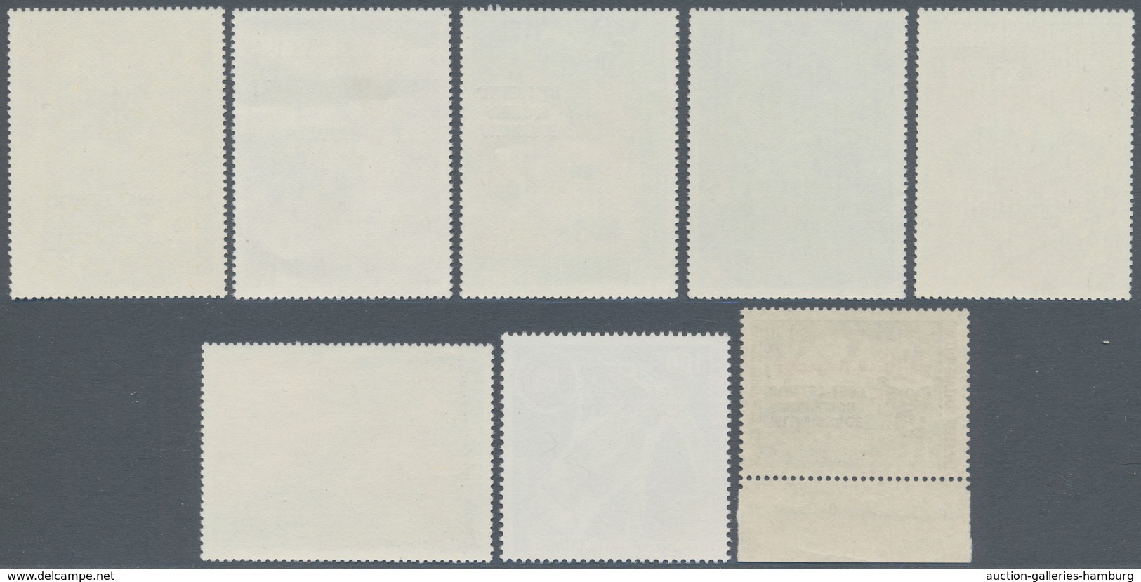 Thematik: Raumfahrt / Astronautics: 1979 Group Of 11 Stamps With OVERPRINT INVERTED, Issued For The - Otros & Sin Clasificación