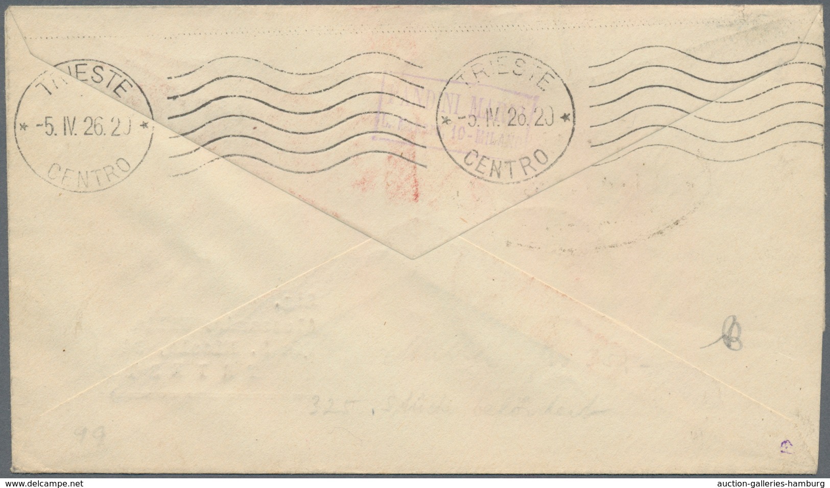 Flugpost Europa: 1926. "Flight Week", Two Letters And A Post Card With Flight Related Cachets From P - Otros - Europa