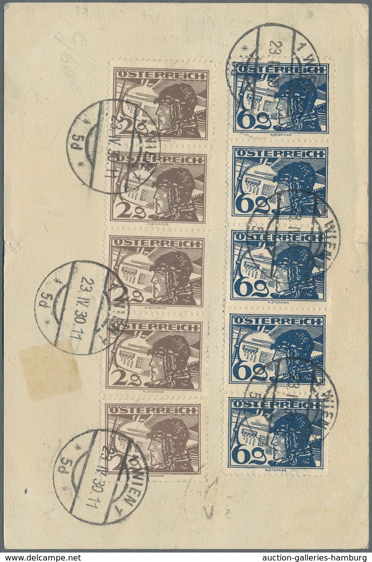 Zeppelinpost Europa: 1930, Englandfahrt, Österreichische Post, Karte Mit Dekorativer Flugpost-Franka - Otros - Europa