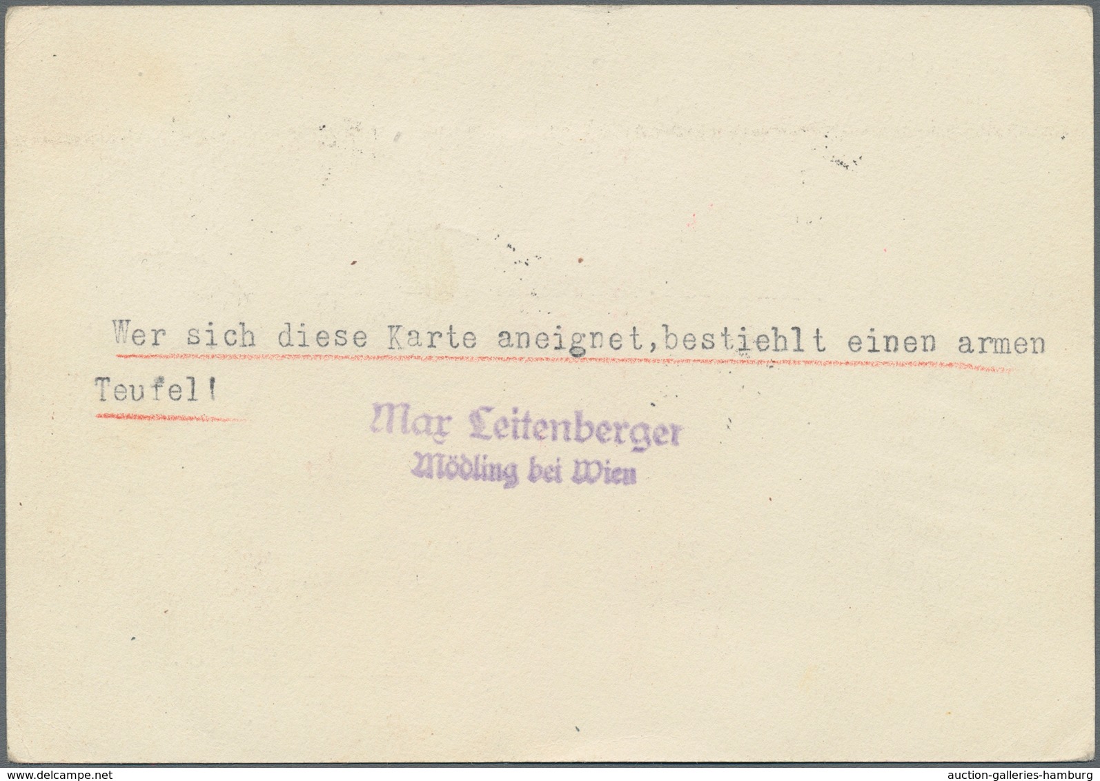 Zeppelinpost Europa: 1930, Südamerikafahrt, Österreichische Post, Karte Mit Dekorativer Flugpost-Fra - Sonstige - Europa