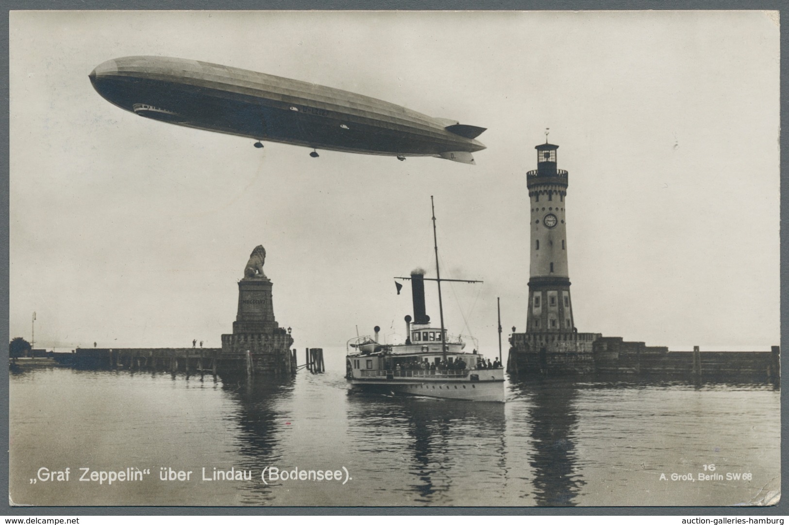 Zeppelinpost Deutschland: 1929, 2 Belege Jeweils Mit 2 Mark Zeppelin (Mi.Nr.423) Als Einzelfrankatur - Poste Aérienne & Zeppelin