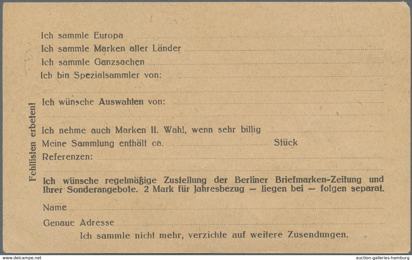 Zeppelinpost Deutschland: 1929, Orientfahrt, Als Formular Verwendete Ganzsachenkarte Dt.Bes. Belgien - Luft- Und Zeppelinpost