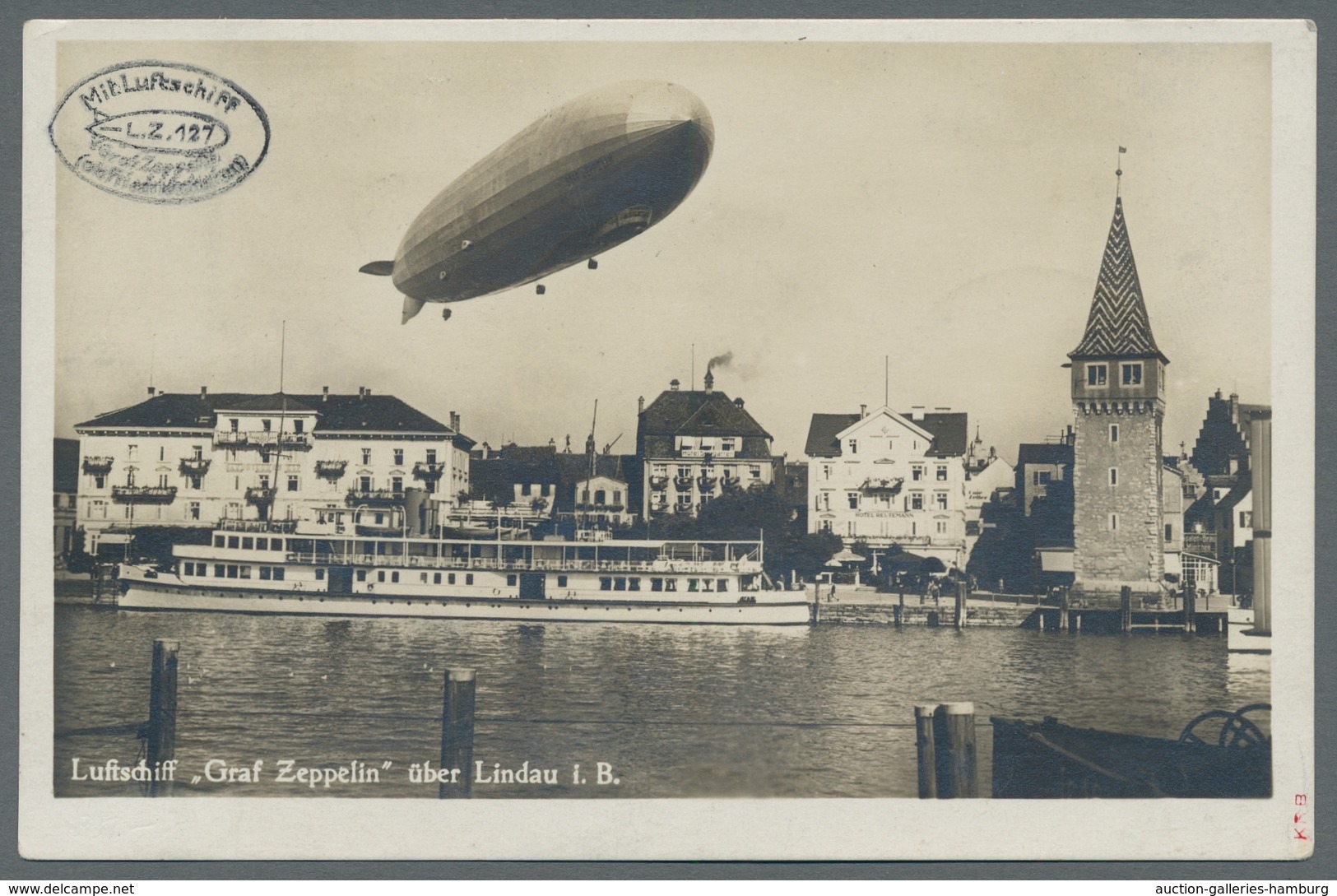 Zeppelinpost Deutschland: 1930 - Alpenfahrt/Abwurf Straubing, Zuleitung Saar Auf Portorichtig Franki - Airmail & Zeppelin