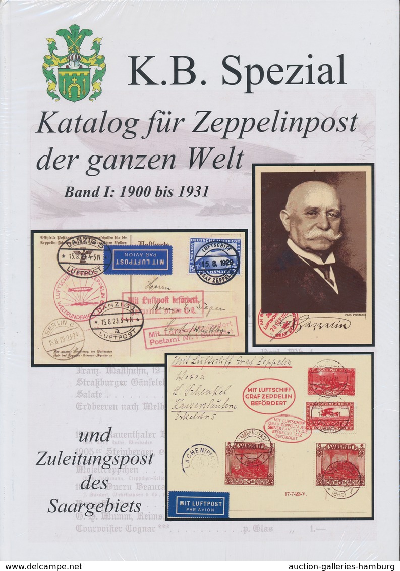 Zeppelinpost Deutschland: K.B.Spezial - Katalog Für Zeppelinpost Der Ganzen Welt (2 Bände, Hardcover - Luft- Und Zeppelinpost