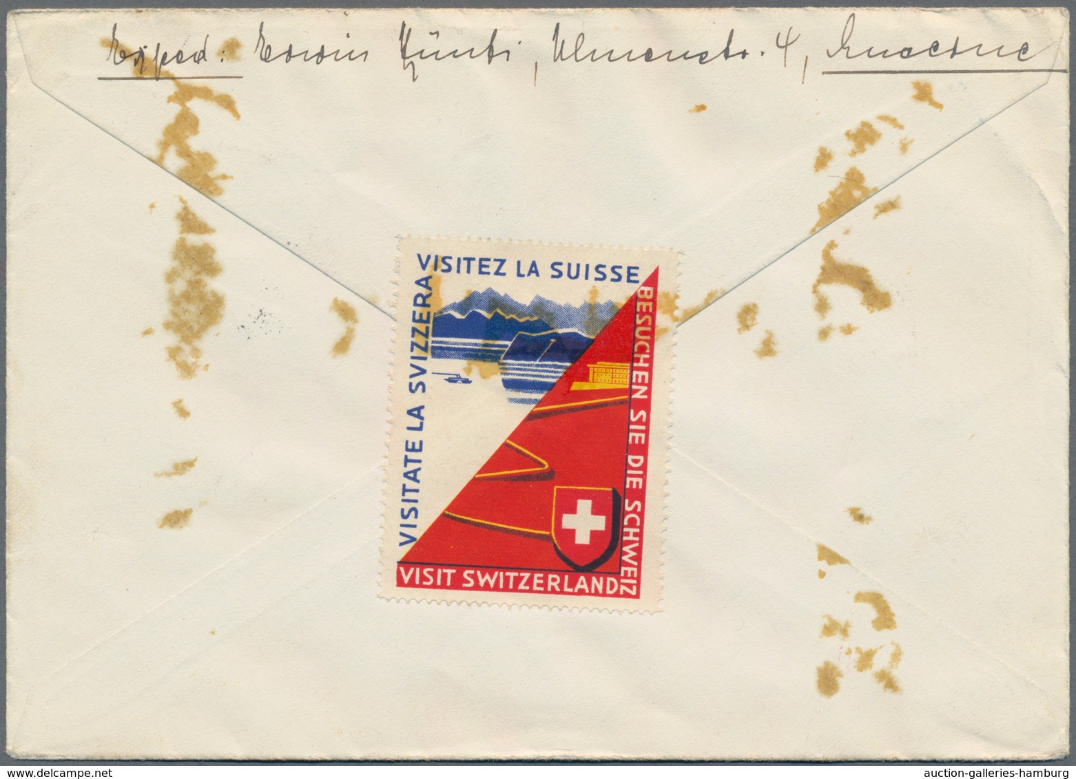 Katapult- / Schleuderflugpost: 1934, "DEUTSCHER SCHLEUDEFLUG DAMPFER BREMEN-NEW YORK 25.-27.9.34" Zu - Correo Aéreo & Zeppelin