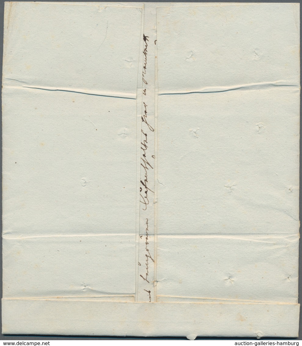 Disinfection Mail: 1831, 28.Oktober, Dienstbrief "L.D.S." (Lauenburgische Dienst-Sache) Von Reinbek - Otros & Sin Clasificación