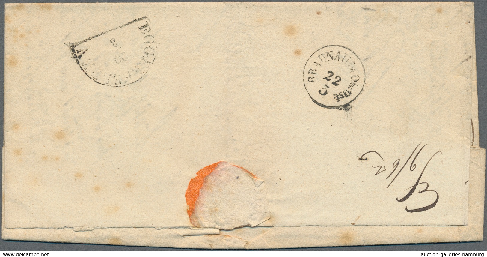 Bayern - Marken Und Briefe: 1850, 3 Kr. Blau, Platte 3 Zusammen Mit 3 Kr. Blau, Platte 4 Und 6 Kr. B - Sonstige & Ohne Zuordnung