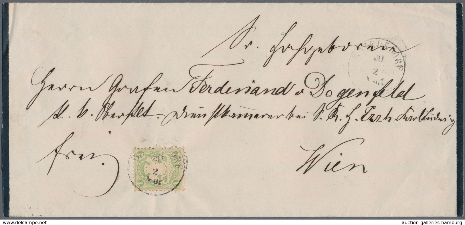 Bayern - Marken Und Briefe: 1875 (ca.), 1 Kr. Grün Je Auf 3 Drucksachen Aus Beiersdorf Und München N - Otros & Sin Clasificación