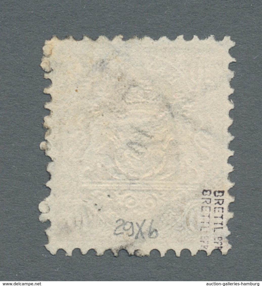 Bayern - Marken Und Briefe: 1873, "10 Kr. Dunkelgelb Mit Wasserzeichen X", Farbfrischer Wert Mit Kla - Sonstige & Ohne Zuordnung