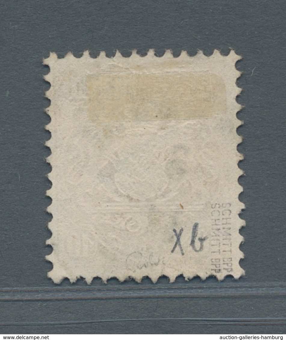 Bayern - Marken Und Briefe: 1873, "10 Kr. Dunkelgelb Mit Wasserzeichen X", Sauber Gestempelter Wert - Autres & Non Classés