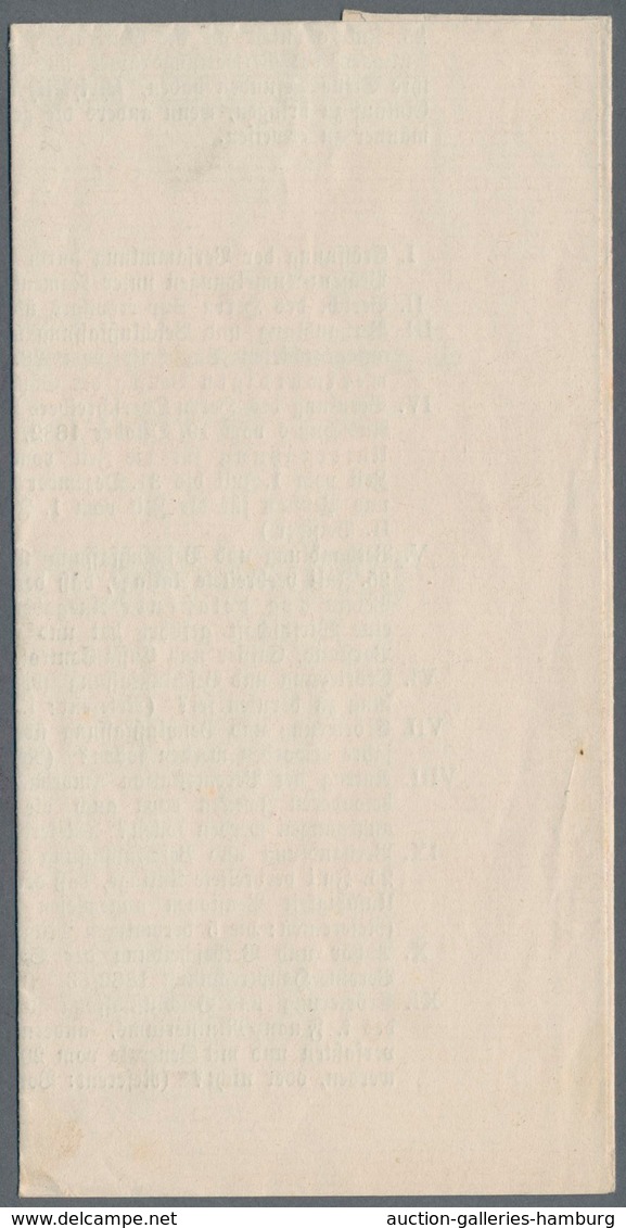 Bayern - Marken Und Briefe: 1879, 3 Pfg. Grün Mit K1 „REGENSBURG I 21. AUG 83 4-5 Nm." Auf Portogere - Andere & Zonder Classificatie