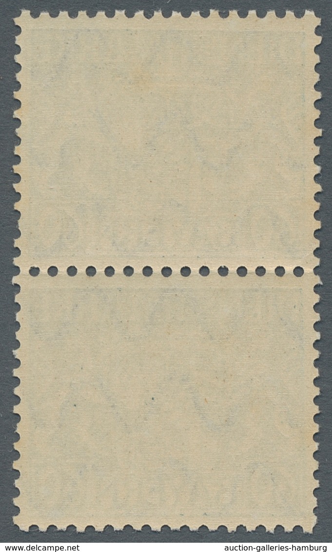 Bayern - Dienstmarken: 1916, 60 Pfennig Schwarzbläulichgrün In Papiervariante W Im Senkrechten Leich - Sonstige & Ohne Zuordnung